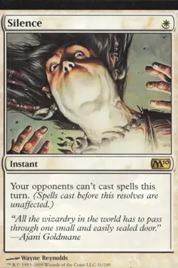 Magic 2010 (M10) #31 Silence - Image 1