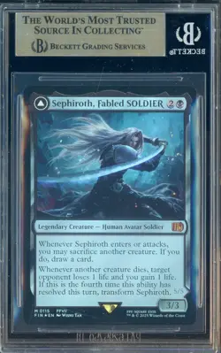 2025 MTG Final Fantasy Sephiroth One-Winged Angel Fabled Soldier Foil BGS 9.5 - Image 2