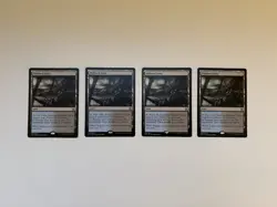 4x Polluted Delta Khans Of Tarkir NM Magic The Gathering MTG Playset - Image 1