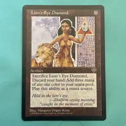 MTG Lion's Eye Diamond Mirage Regular NM Gorgeous - Image 1