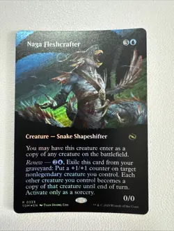 Naga Fleshcrafter Borderless (NM Foil) TDM-0333 Rare MTG - Image 1