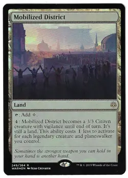 Mobilized District - FOIL - MTG Magic the Gathering - Near Mint !!! - Image 1