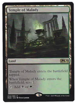 Temple of Malady - MTG Magic the Gathering - Near Mint !!! - Image 1