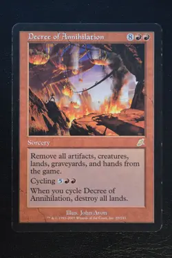 Magic The Gathering MTG DECREE OF ANNIHILATION Scourge LP Lightly Played - Image 1