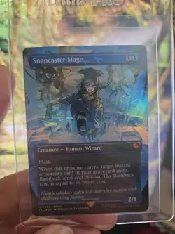 Snapcaster Mage (Borderless) (Chocobo Track Foil) - Image 1