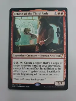 MTG Feldon of the Third Path Commander 2019 Regular Mythic - Image 1