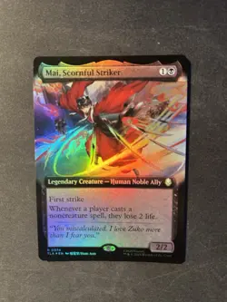 Mai, Scornful Striker (Borderless) Avatar: The Last Airbender MTG Foil 0374 - Image 1