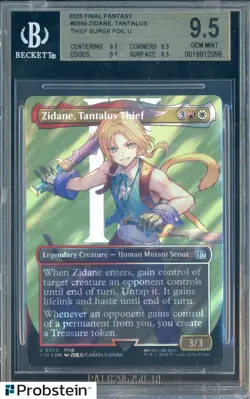 2025 MTG Final Fantasy #0550 Zidane Tantalus Thief Surge Foil BGS 9.5 - Image 1