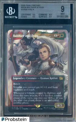 2025 MTG Final Fantasy #0538 Balthier & Fran Surge Foil BGS 9 MINT - Image 1