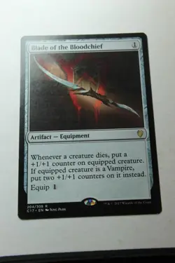 MTG Blade of the Bloodchief x1- -Commander 2017-Lightly Played - Image 1