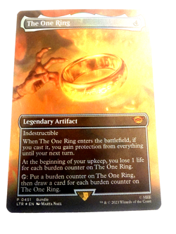 The One Ring (Borderless) - Foil NM - Image 1