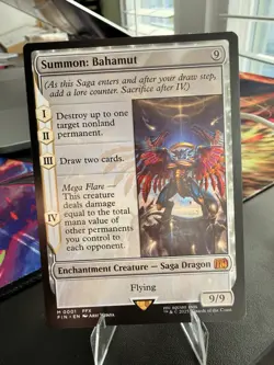 Magig The Gathering Summon: Bahamut Final Fantasy Regular (MTG) - Image 1