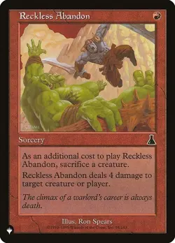 Reckless Abandon x4 4x Mystery Booster 2 NM MTG - Image 1