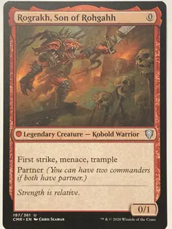 MTG TCG - Rograkh, Son of Rohgahh 197/361 Commander Legends - NM - Image 1