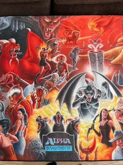Alpha Investments MTG Legends Oversized 28x48 Playmat Sue Ellen Brown BRAND NEW - Image 3