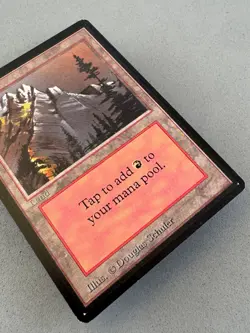 Mountain 297 (B) MTG Limited Edition Beta-Lightly Played EX-Vintage Magic - Image 4