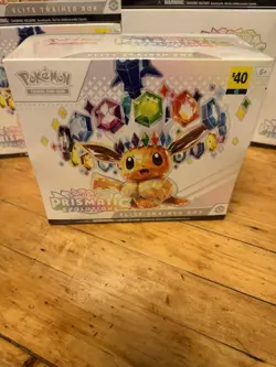 Pokemon TCG Scarlet Violet Prismatic Evolutions ETB Elite Trainer Box New Sealed - Image 1