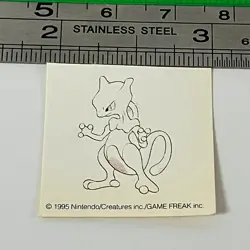 Mewtwo - Pokemon 151 Sticker Seal Very Rare Anime Game TCG Japanese #486 - Image 3