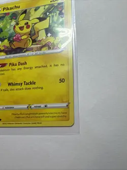 Pikachu 052/196 NM Non Holo Foil Adorable Heart Art Lost Origin Pokemon Card! - Image 4