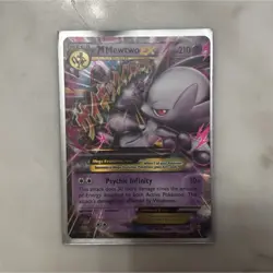 Pokemon M Mewtwo EX 64/162 Breakthrough Mega Ultra Rare Foil Psychic Infinity - Image 1