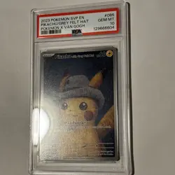 2 PSA 10 Van Gogh Pikachu with Grey Felt Hat SVP EN 085 Black Star Pokemon Card - Image 3