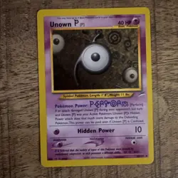 Pokemon TCG Unown [P] Neo Destiny 58/105 Regular Uncommon NM Condition - Image 1
