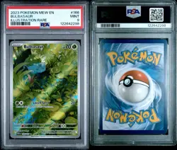 POKEMON SV 151 PSA MINT 9 BULBASAUR ILLUSTRATION RARE 166/165 - Image 3