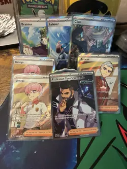 Pokemon Trainer Full Art lot of 7 - Multiple sets - Pack Fresh - Image 1
