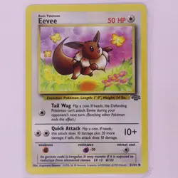 Pokemon TCG Eevee Jungle 51/64 Regular Unlimited Common - Image 1
