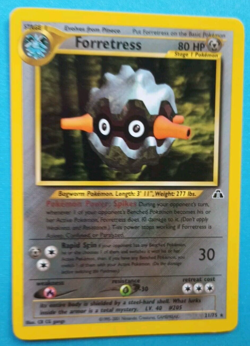 POKEMON FORRETRESS Rare Normal Neo Discovery UNLIMITED 21/75 LP/EX 2002 - Image 1