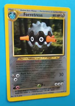 POKEMON FORRETRESS Rare Normal Neo Discovery UNLIMITED 21/75 LP/EX 2002 - Image 2