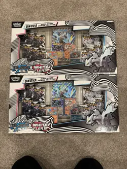 Pokemon Black Bolt White Flare Unova Heavy Hitters Premium Collection Sealed X2 - Image 1
