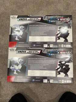 Pokemon Black Bolt White Flare Unova Heavy Hitters Premium Collection Sealed X2 - Image 2