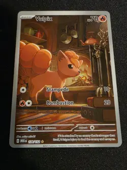 Pokemon TCG Vulpix 138/132 Mega Evolution Illustration Rare *Near Mint* - Image 1