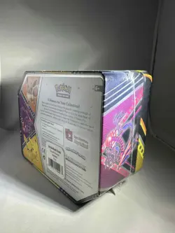 Pokemon Pikachu V Powers Tin NEW Tin 5 Booster Packs Cards TCG FACTORY SEALED - Image 3