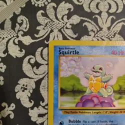 Squirtle 63/102 - Common 1999 English Base Set Pokemon Card Vintage - Image 2