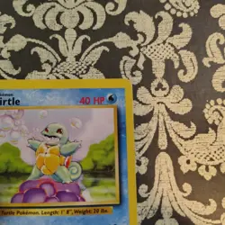Squirtle 63/102 - Common 1999 English Base Set Pokemon Card Vintage - Image 3