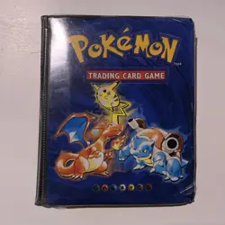 Pokemon 1999 Base Set Trading Card Folder Binder 4 Pocket WOTC - Rough condition 742818083201 - Image 1