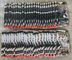 48 Packs! Lot of Pokemon TCG Black Bolt x24 & White Flare x24 Boosters English - Image 1