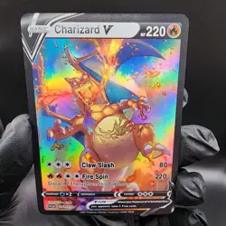 Pokemon Charizard Custom Made Fan Art Holo - Image 1