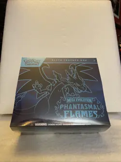 Pokemon MEGA EVOLUTION PHANTASMAL FLAMES Elite Trainer Box (ETB) Sealed - Image 1