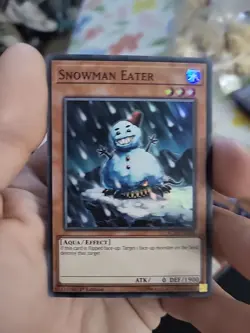 Yugioh! LP Snowman Eater - AC18-EN008 - Super Rare - 1st Edition Lightly Played, - Image 1