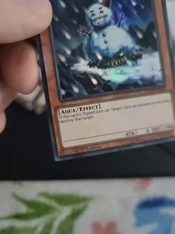 Yugioh! LP Snowman Eater - AC18-EN008 - Super Rare - 1st Edition Lightly Played, - Image 5