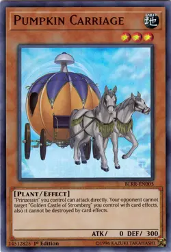 Pumpkin Carriage - BLRR-EN005 - Ultra Rare - 1st Edition - Lightly Played - Image 1