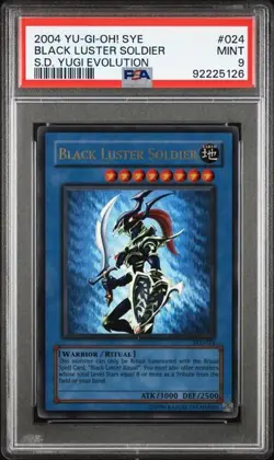 PSA 9 Yu-Gi-Oh! 2004 Black Luster Soldier SYE-024 Unlim Ultra Rare Yugioh [PSA] - Image 1