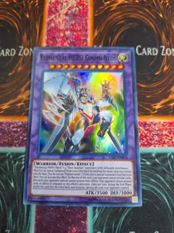 Yu-Gi-Oh! Elemental HERO Cosmo Neos SAST-EN036 Super Rare Unlimited Near Mint - Image 1