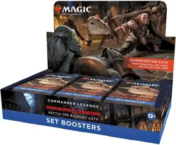 MTG Commander Legend: Battle for Baldur's Gate Set Booster Box Factory Sealed 195166181363 - Image 1