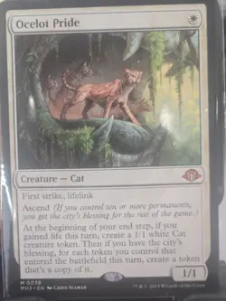 Ocelot Pride Modern Horizons 3 Regular NM MTG Mythic Rare - Image 1