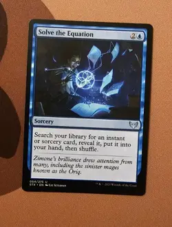 MTG Solve the Equation x1 NM from Strixhaven: School of Mages - Image 1