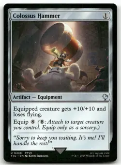 Colossus Hammer 338 MTG Commander: FINAL FANTASY U NM - Image 1